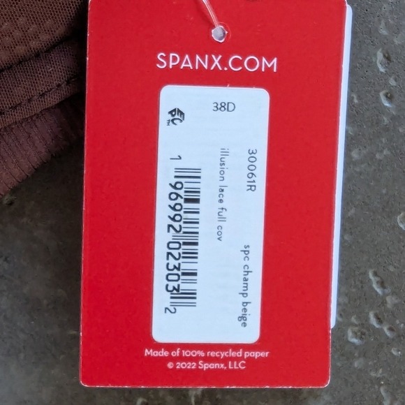 SPANX‎ Bra-llelujah Back Smoothing Front-Close Bra Brown 38D NWT - Picture 9 of 10